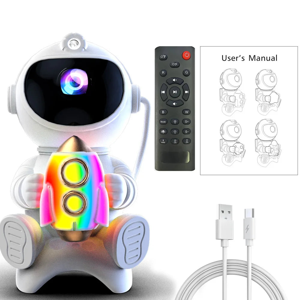 Nocturna Astronaut Galaxy Projector